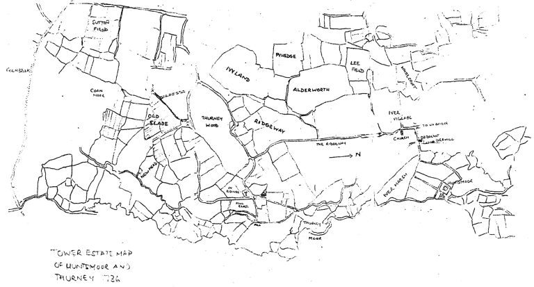 Tower Estate Map (1736)