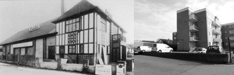 Plaza Cinema (then and now)